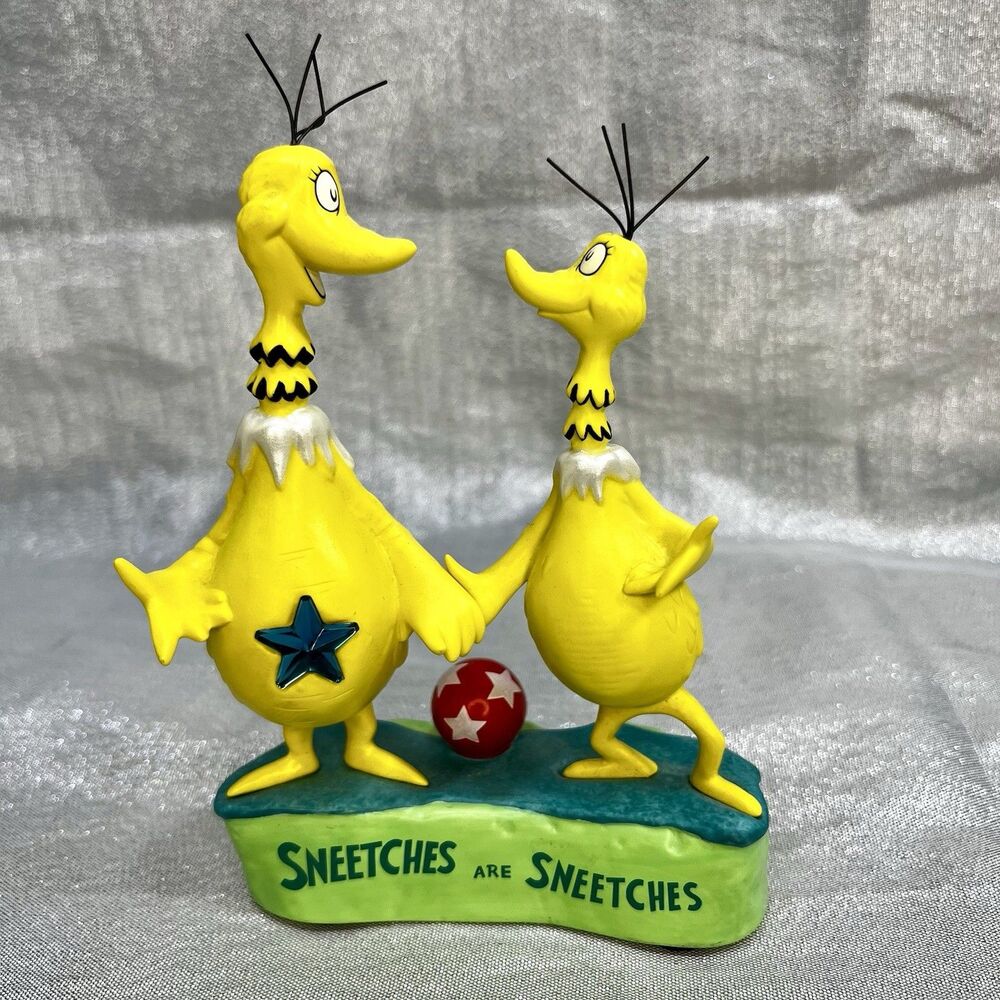 MINT Vintage 2000 Hallmark DR. SEUSS "THE SNEETCHES"  Figurine 1E 8199